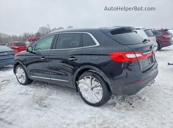 2LMPJ8LP1HBL37001 2017 LINCOLN MKX Black Tył lewy