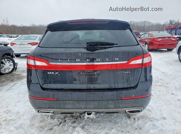 2LMPJ8LP1HBL37001 2017 LINCOLN MKX Black Widok z tyłu