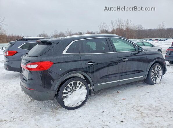 2LMPJ8LP1HBL37001 2017 LINCOLN MKX Black Tył prawy