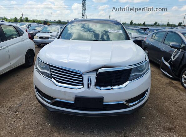2LMPJ8LP1JBL38641 2018 LINCOLN MKX White Vista frontal
