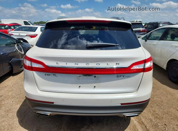 2LMPJ8LP1JBL38641 2018 LINCOLN MKX White Vista trasera