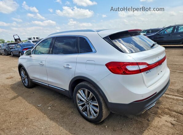 2LMPJ8LP1JBL38641 2018 LINCOLN MKX White Trasero izquierdo