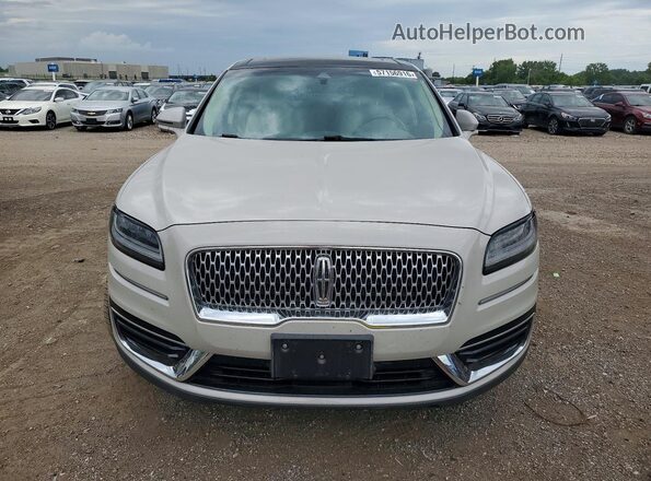 2LMPJ8LP4KBL16375 2019 LINCOLN NAUTILUS Cream Widok z przodu