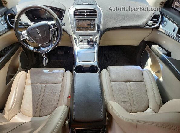 2LMPJ8LP8KBL54000 2019 LINCOLN NAUTILUS Gray Dashboard view