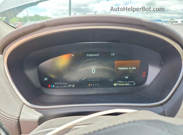 2LMPJ8LP8KBL54000 2019 LINCOLN NAUTILUS Gray Instrument cluster view