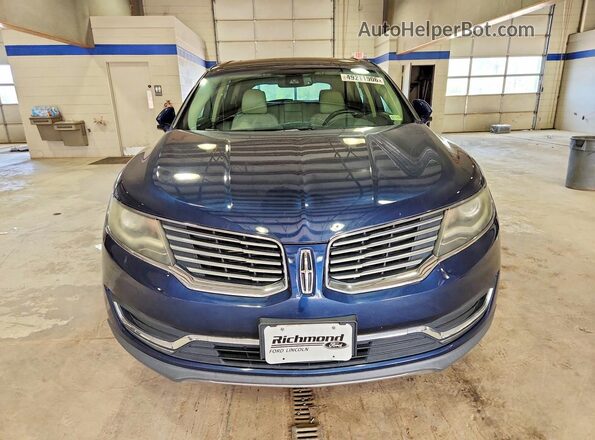 2LMPJ8LR2HBL35212 2017 LINCOLN MKX Blue Vista frontal