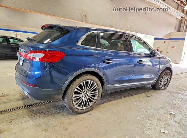 2LMPJ8LR2HBL35212 2017 LINCOLN MKX Blue Trasero derecho
