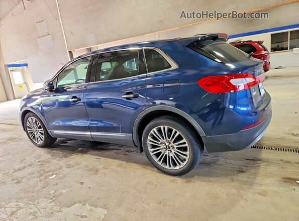 2LMPJ8LR2HBL35212 2017 LINCOLN MKX Blue Trasero izquierdo