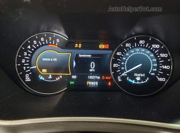 2LMPJ8LR2HBL35212 2017 LINCOLN MKX Blue Vista del cuadro de instrumentos
