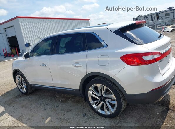 2LMPJ8LR2JBL37466 2018 LINCOLN MKX White Սալոնի 360 աստիճան տեսք