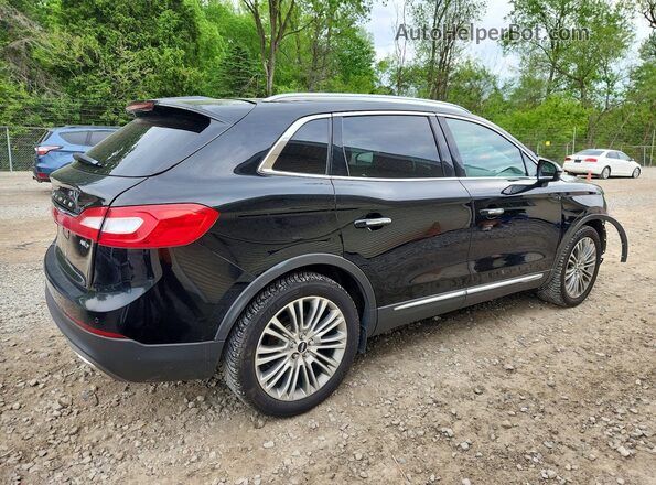 2LMPJ8LR4JBL40675 2018 LINCOLN MKX Black Задня права чверть