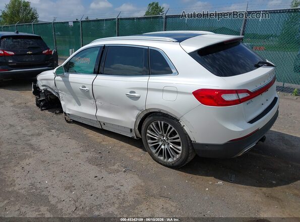 2LMPJ8LR6GBL31291 2016 LINCOLN MKX White Rear left