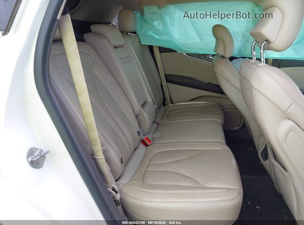 2LMPJ8LR6GBL31291 2016 LINCOLN MKX White VIN sticker view