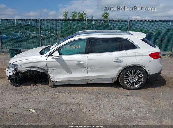 2LMPJ8LR6GBL31291 2016 LINCOLN MKX White 360 interior view