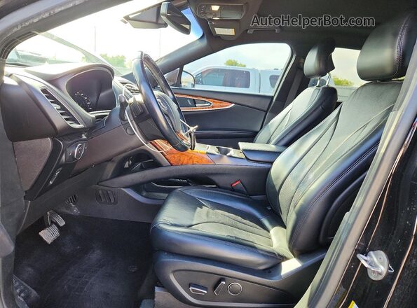 2LMPJ8LR7HBL50658 2017 LINCOLN MKX Black Front interior view