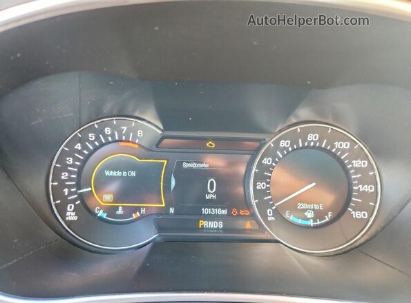 2LMPJ8LR7HBL50658 2017 LINCOLN MKX Black Instrument cluster view
