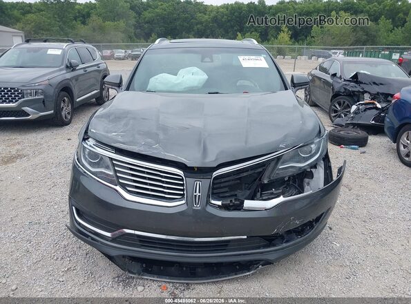 2LMPJ8LR8JBL38041 2018 LINCOLN MKX Gray Вид щитка приладів