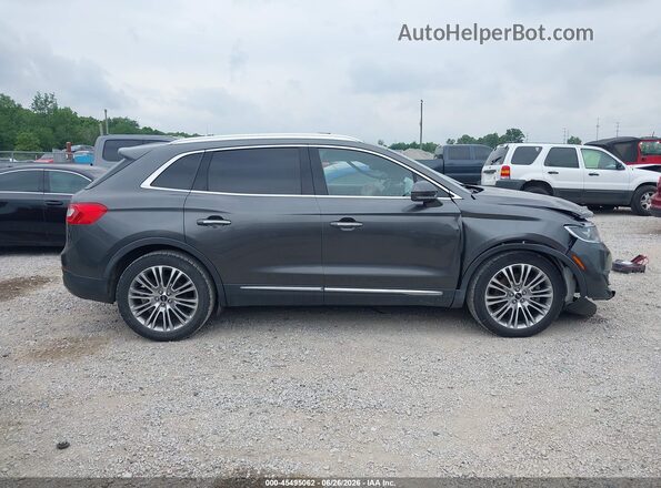 2LMPJ8LR8JBL38041 2018 LINCOLN MKX Gray Вид задньої частини салону