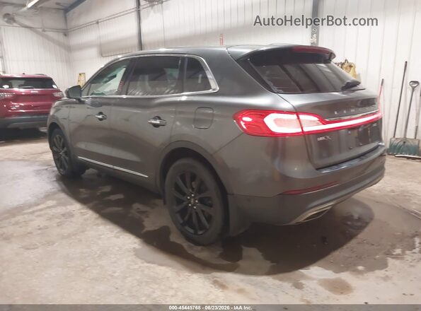 2LMPJ8LR9HBL20576 2017 LINCOLN MKX Gray უკანა მარცხენა