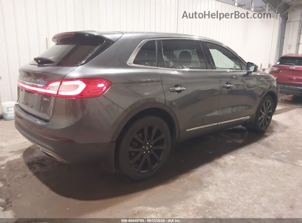 2LMPJ8LR9HBL20576 2017 LINCOLN MKX Gray უკანა მარჯვენა
