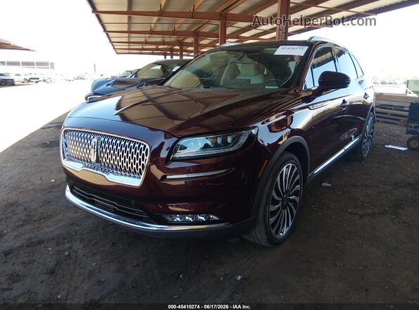 2LMPJ9JP3NBL23962 2022 LINCOLN NAUTILUS Maroon Front left