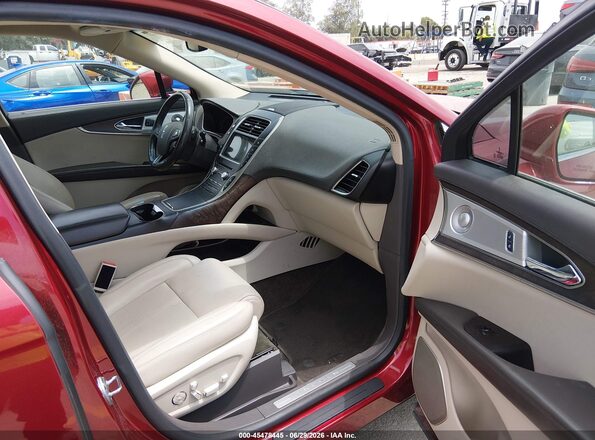 2LMTJ6LP9GBL57286 2016 LINCOLN MKX Red Vista interior delantera