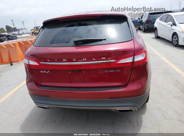 2LMTJ6LP9GBL57286 2016 LINCOLN MKX Red 