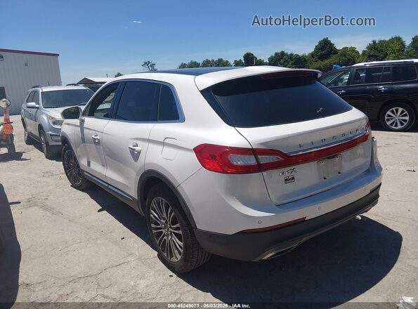 2LMTJ6LR2GBL66509 2016 LINCOLN MKX Белый Задняя левая четверть