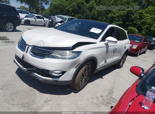 2LMTJ6LR2GBL66509 2016 LINCOLN MKX Белый Передняя левая четверть
