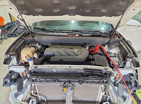 2LMTJ8LP1GBL71176 2016 LINCOLN MKX White Engine compartment view