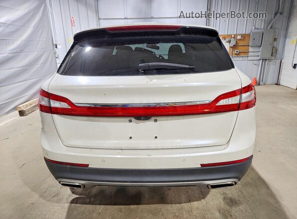 2LMTJ8LP1GBL71176 2016 LINCOLN MKX White Rear view