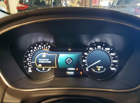 2LMTJ8LP4GBL38012 2016 LINCOLN MKX Blue Вид щитка приладів