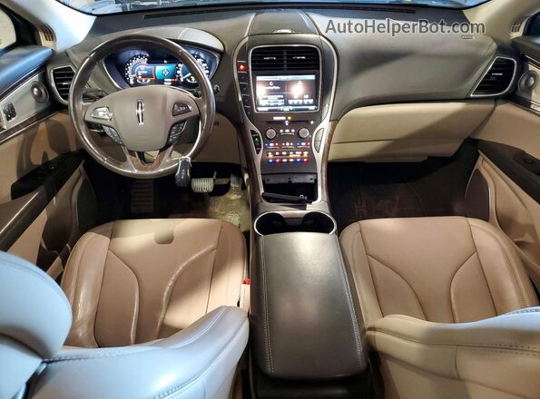 2LMTJ8LP4GBL38012 2016 LINCOLN MKX Blue Вид панелі приладів