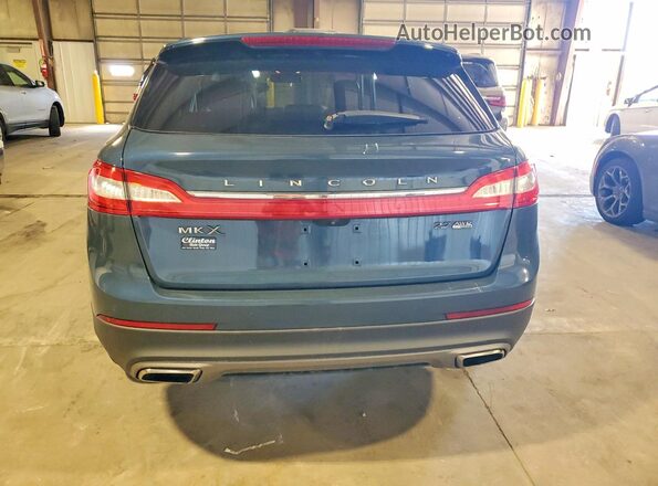 2LMTJ8LP4GBL38012 2016 LINCOLN MKX Blue Вид ззаду