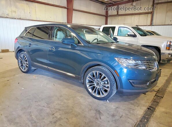 2LMTJ8LP4GBL38012 2016 LINCOLN MKX Blue Передня права чверть