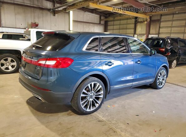 2LMTJ8LP4GBL38012 2016 LINCOLN MKX Blue Задня права чверть