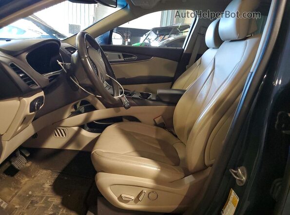 2LMTJ8LP4GBL38012 2016 LINCOLN MKX Blue Вид салону спереду