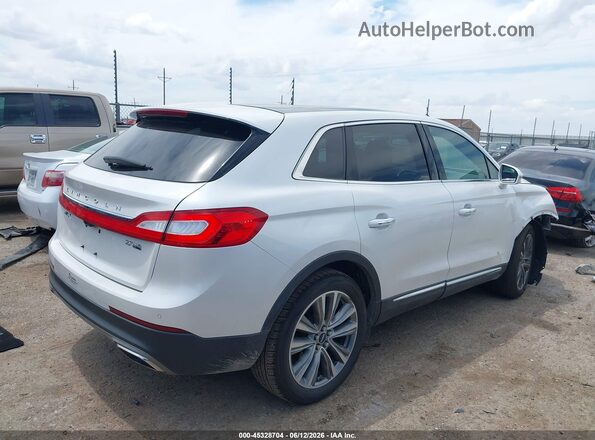 2LMTJ8LP7GBL45598 2016 LINCOLN MKX White უკანა მარჯვენა
