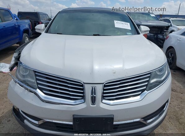 2LMTJ8LP7GBL45598 2016 LINCOLN MKX White უკანა სალონის ხედი