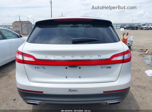 2LMTJ8LP7GBL45598 2016 LINCOLN MKX White 