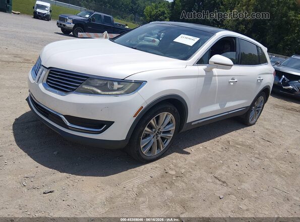 2LMTJ8LP7GBL47500 2016 LINCOLN MKX White 