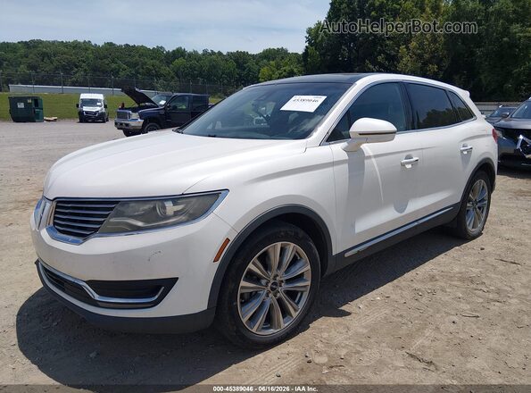 2LMTJ8LP7GBL47500 2016 LINCOLN MKX White 