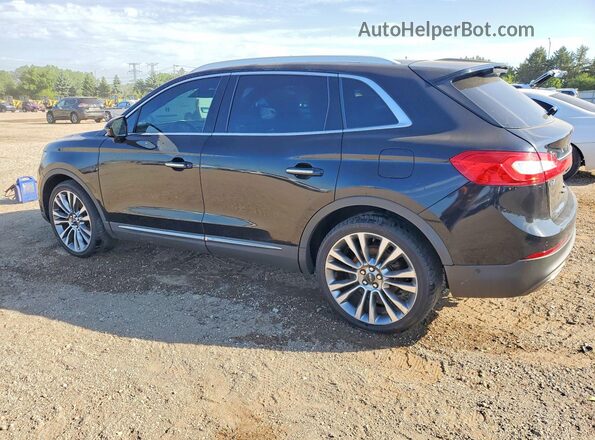 2LMTJ8LP8GBL57646 2016 LINCOLN MKX Black Задня ліва чверть