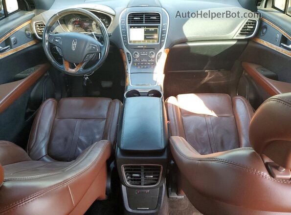 2LMTJ8LP8GBL57646 2016 LINCOLN MKX Black Вид панелі приладів