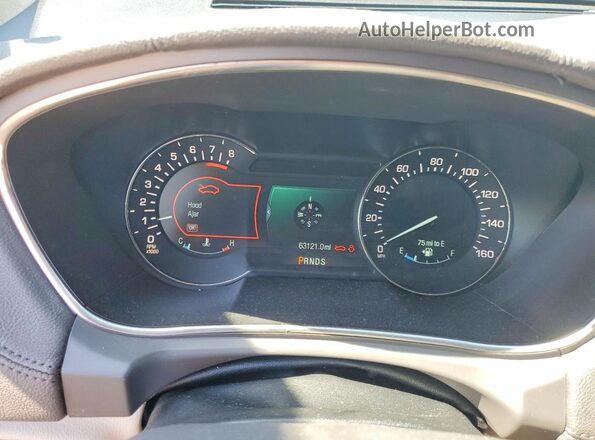 2LMTJ8LP9GBL60233 2016 LINCOLN MKX Black Instrument cluster view