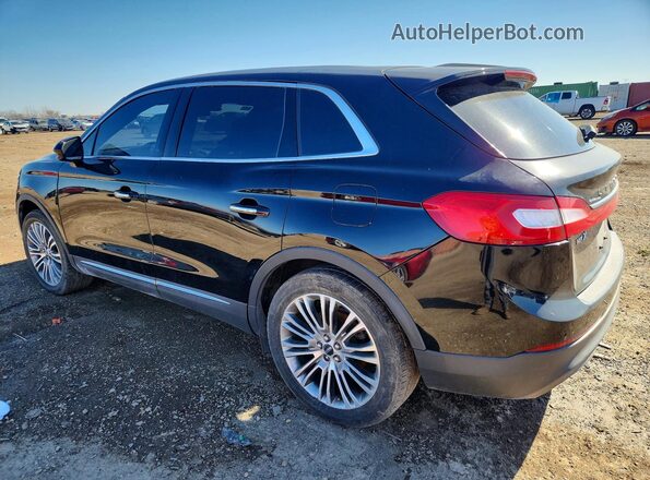 2LMTJ8LR1GBL88058 2016 LINCOLN MKX Black Tył lewy