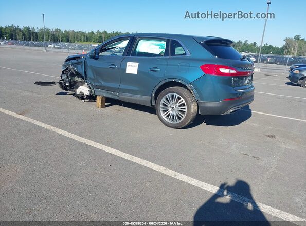 2LMTJ8LR3GBL69611 2016 LINCOLN MKX Синий Задняя левая четверть