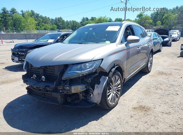 2LMTJ8LR4GBL50968 2016 LINCOLN MKX Gray Vista tres cuartos delantera izquierda
