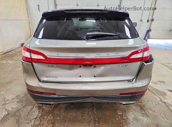 2LMTJ8LR4GBL54602 2016 LINCOLN MKX Желто-коричневый Вид сзади