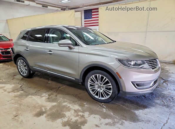 2LMTJ8LR4GBL54602 2016 LINCOLN MKX Желто-коричневый Передняя правая четверть